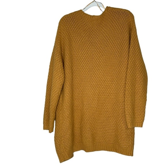 Grecerelle curry soft chunky knit open front cardigan sweater. Size XL - Picture 2 of 9